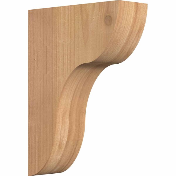 Ekena Millwork Carmel Smooth Corbel, Western Red Cedar, 3 1/2"W x 10"D x 14"H COR04X10X14CAR00SWR - main